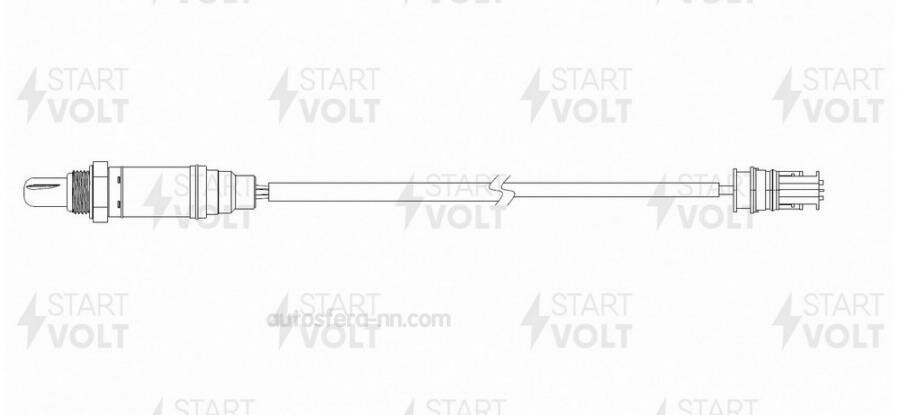 STARTVOLT VSOS2683 Датчик кисл. для а/м BMW X5 E53 (99-) 3.0i-4.6i/5 E39 (95-) 2.0i-4.4i до кат. (VS-OS 2683)