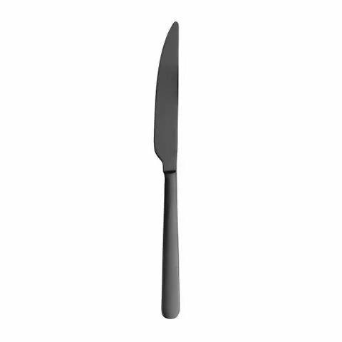 Нож столовый PINTINOX Sky Total Black, 22.8 см, нержавеющая сталь 18/10, PVD, цвет черный (2RDU0003)