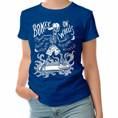 фото Футболка roly, размер l, синий