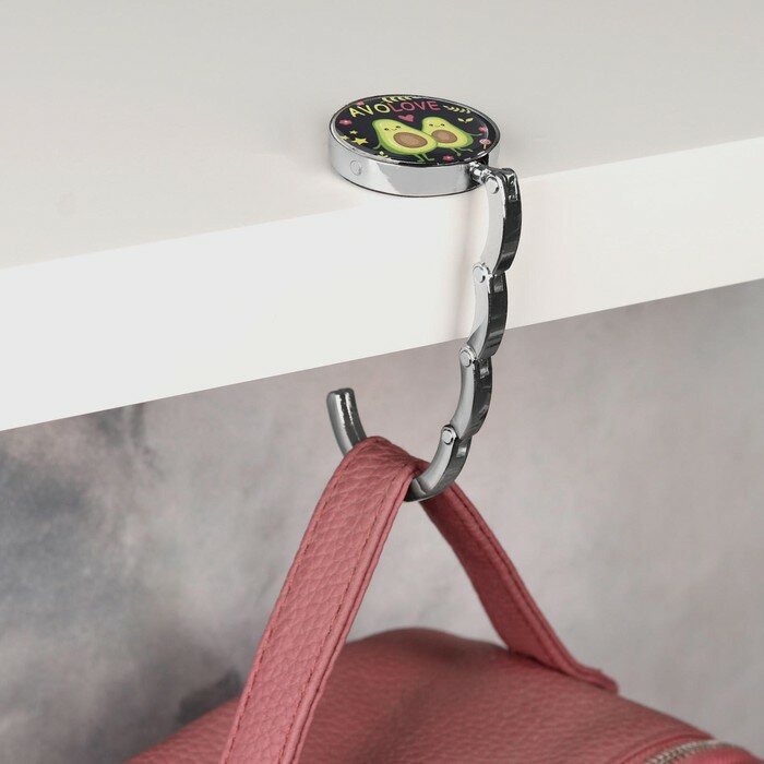Крючок для сумки и зонта «Авокадо», раскладной, 10 кг, d - 4,5 см - фотография № 2