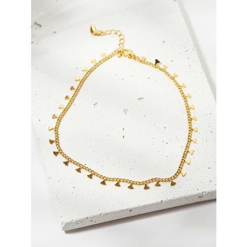 фото Браслет-цепочка shine & beauty, размер 20 см, золотой