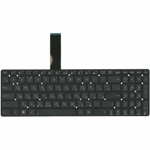 Клавиатура для ноутбука Amperin AsusK55 черная без рамки