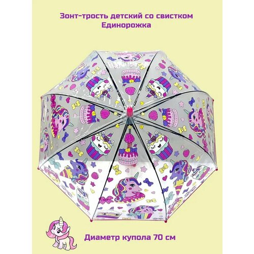 фото Зонт-трость розовый, синий umbrellas