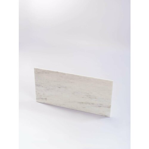 Белая мраморная плитка Imperial Carrara 60*30 с фаской толщиной 10 мм (5 шт)