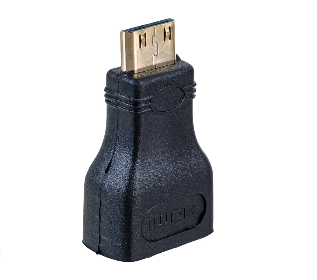 Переходник MiniHDMI (M) x HDMI (F) Perfeo A7001