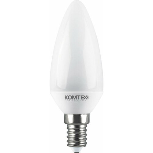 KOMTEX Лампа светодиодная свеча E14 5Вт 4000К
