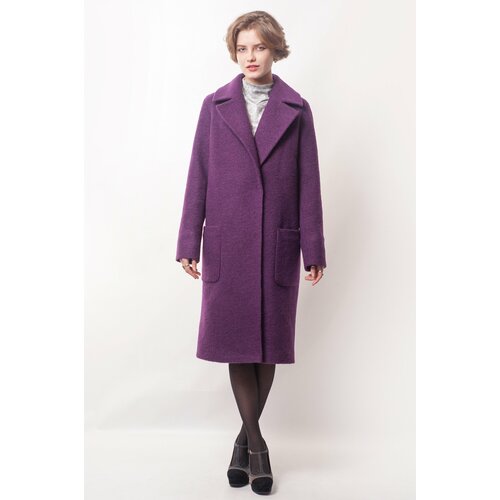 фото Пальто margo, размер 44-46, лиловый, фиолетовый