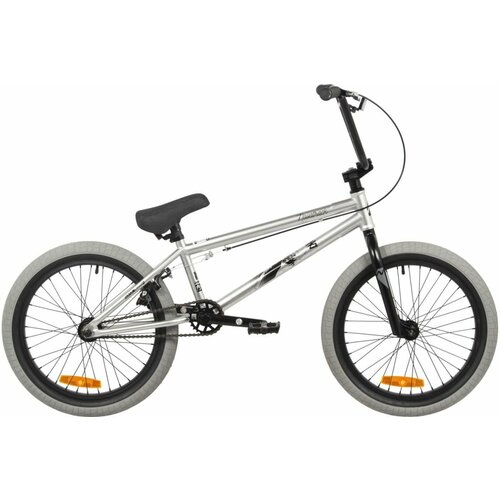 Велосипед BMX Novatrack PSYCHO 20 серебристый 20BMX. PSYCHO. SL4 2024 беговелы novatrack jump 12