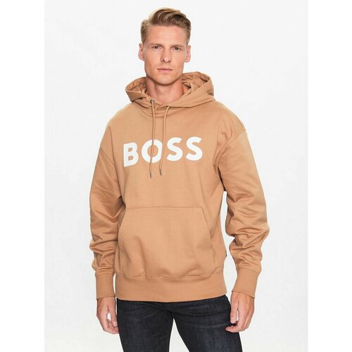 Худи BOSS, размер XXL [INT], коричневый