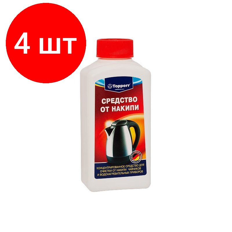фото Средство от накипи для чайников и водонагревательных приборов 3031 Topperr