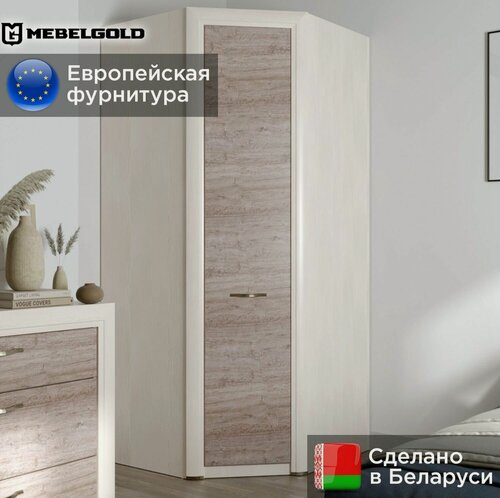Изображение товара Оливия / Olivia Шкаф угловой 97 МебельГолд, 98х98х217 см