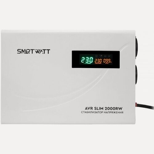 Изображение товара Настенный стабилизатор напряжения Smartwatt AVR SLIM 2000RW