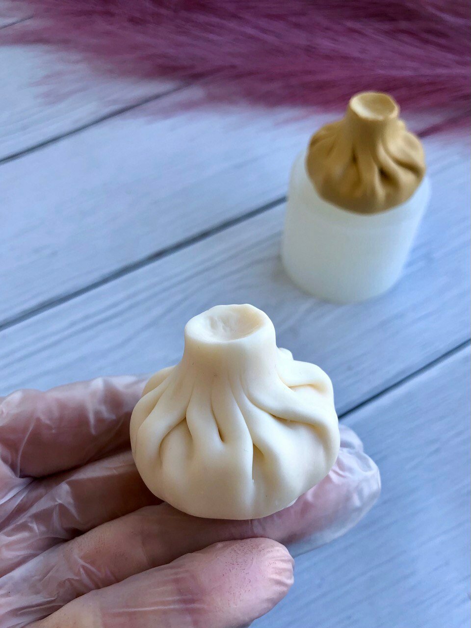 Молд силиконовый для шоколада 3D "Хинкали" — фото 1