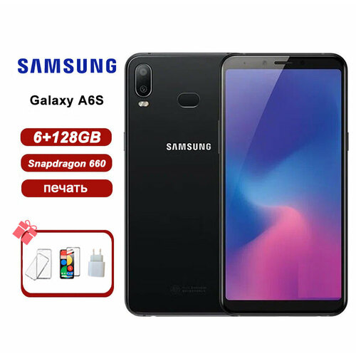 Смартфон Samsung-Galaxy-A6s-6-128-Black 11778₽