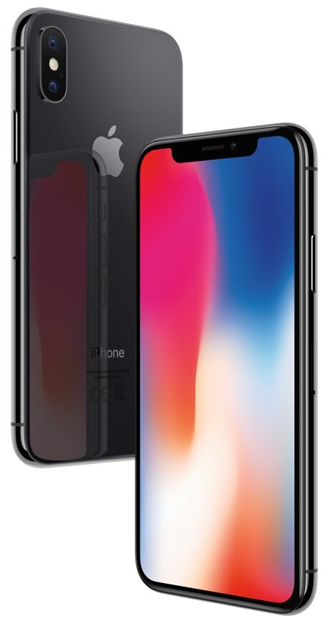 Смартфон Apple iPhone X 64 ГБ, черный