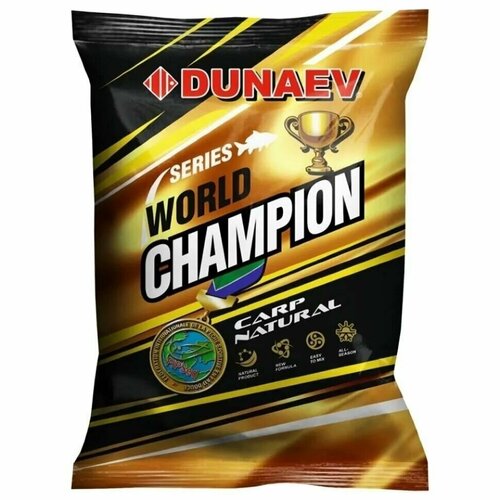 Прикормка Dunaev WORLD CHAMPION 1кг Carp Natural