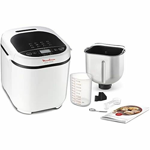 фото Хлебопечка Moulinex с программами, пластик, 31 x 29 x 29 см, один размер, белый