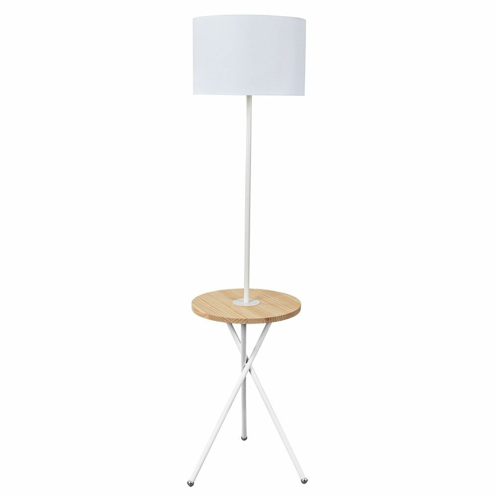 Торшер Arte Lamp Combo D380xH1630 мм E27 цвет белый арт. A2070PN-1WH