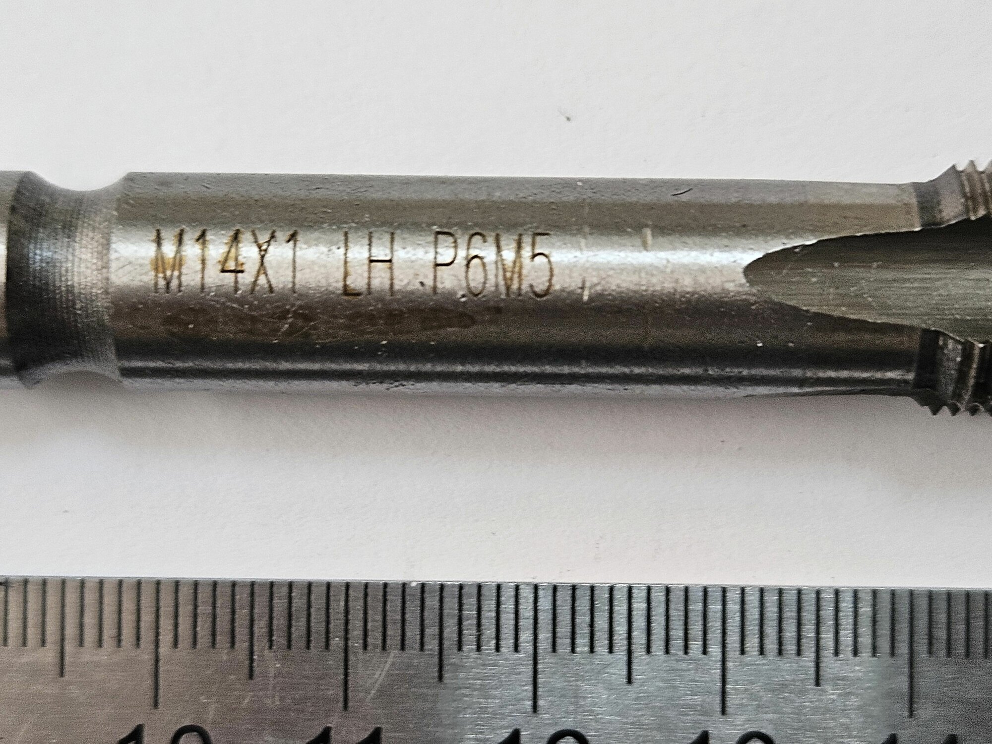 Метчик м/р М14х1 левый — фото 1