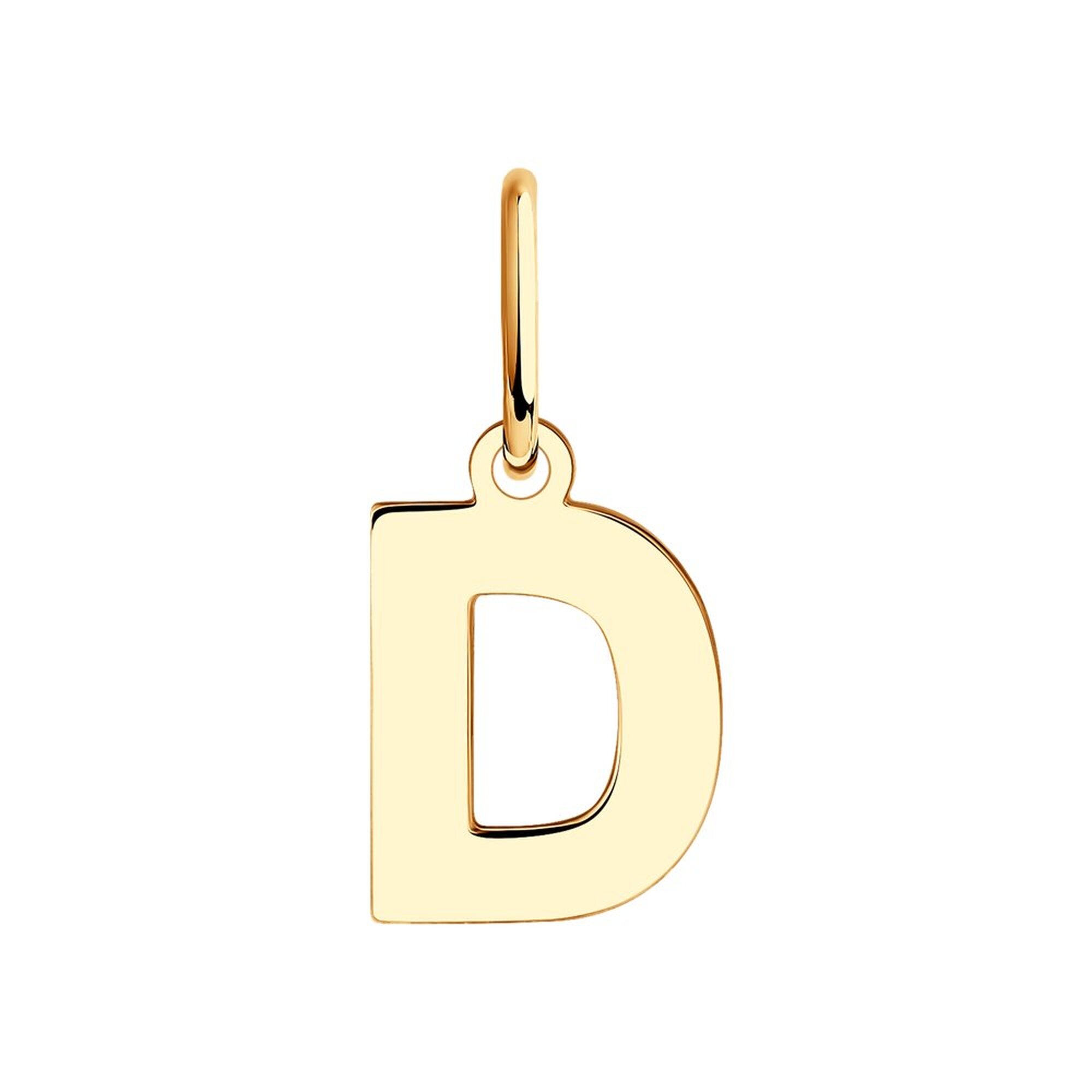 Подвеска, красное золото, 585 проба