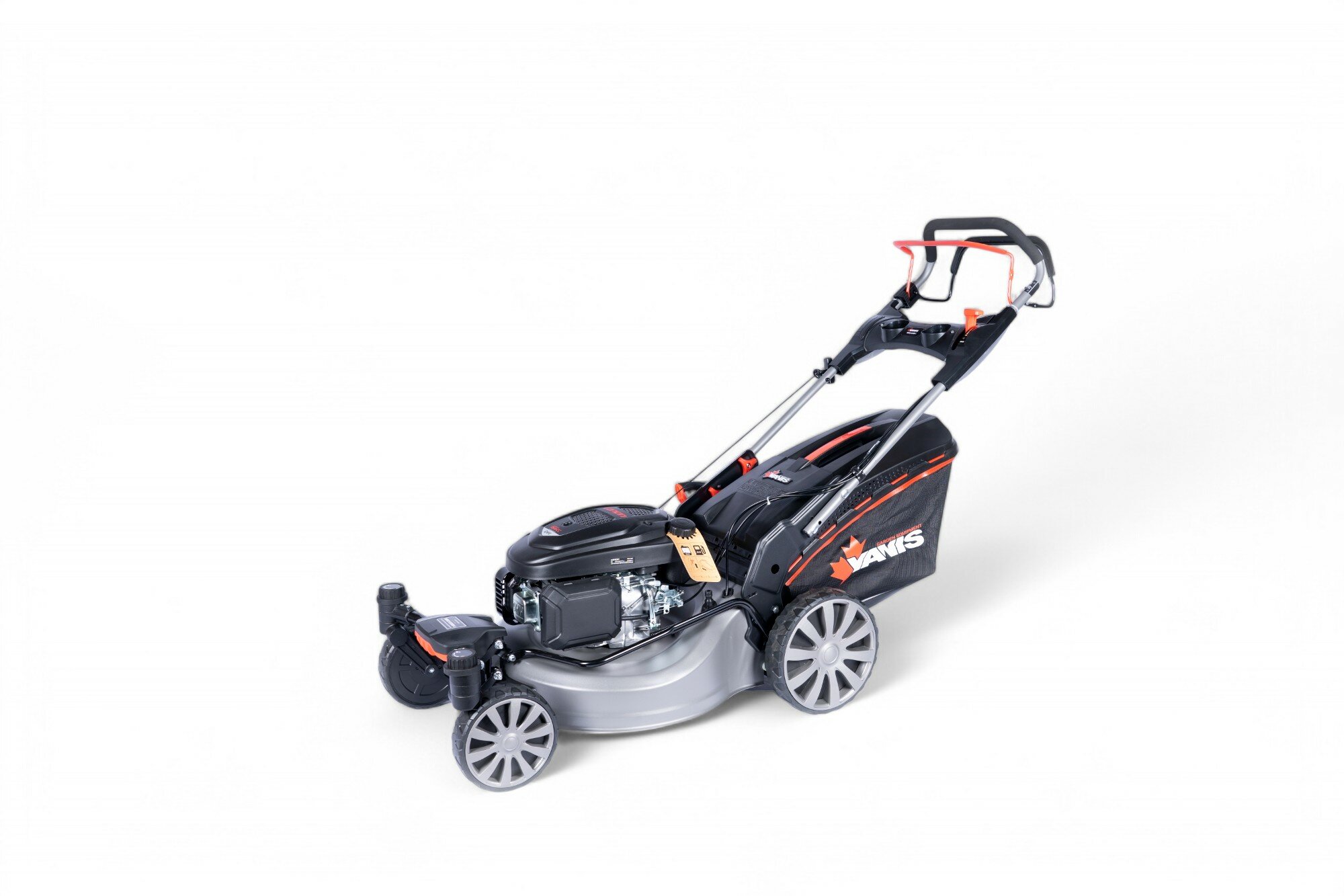Изображение Газонокосилка бензиновая Yanis Vortex C51SRW-L, поворотные колеса