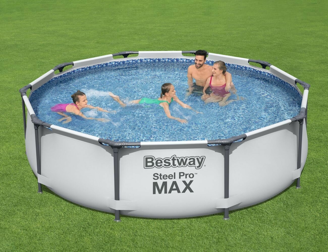 Бассейн каркасный Bestway Steel Pro Мах, 305 х 76 см, 56406