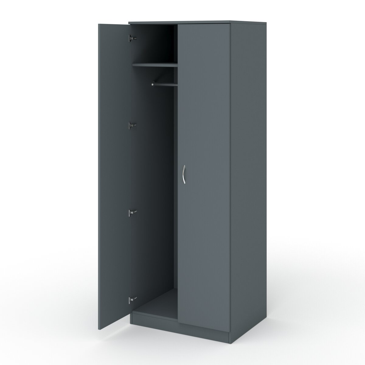 Шкаф офисный для одежды глубокий ШО-32, Темно-Серый. Производитель товара - компания Westcom.