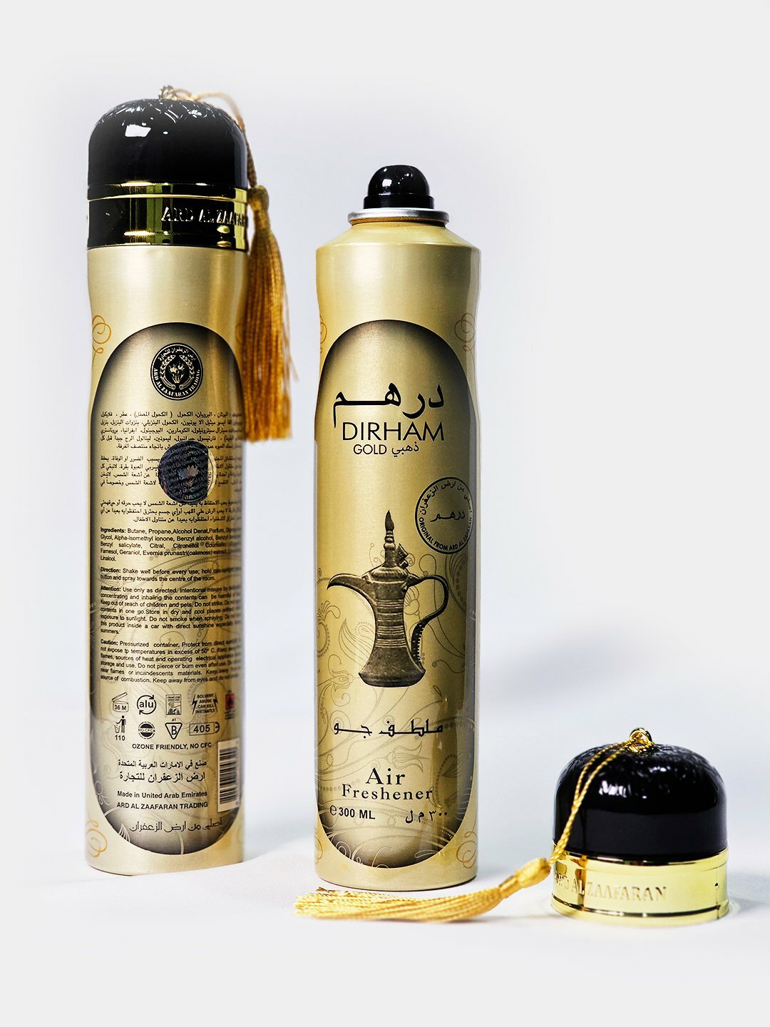 Освежитель воздуха Lattafa Dirham Dubai Spray, 300 мл – для дома и авто — фото 1