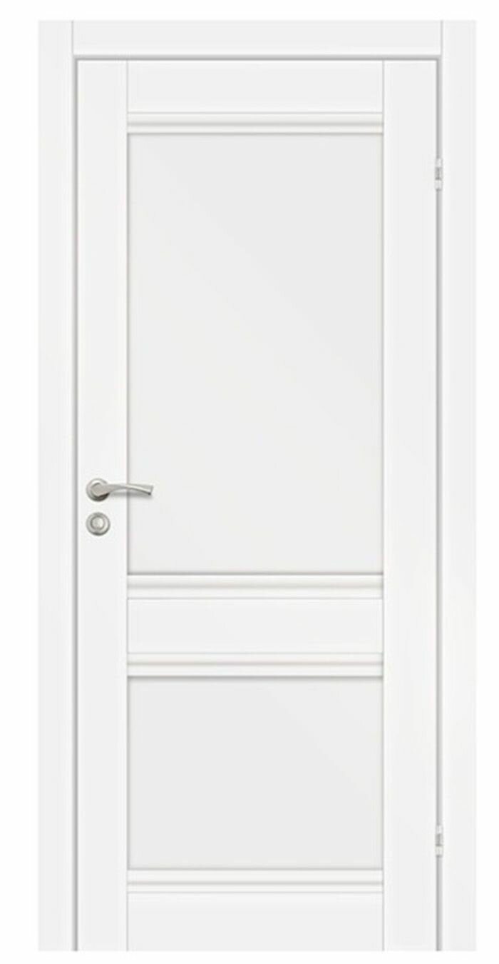 Олови Невада дверь межкомнатная без фурнитуры 700х2000мм Эмалит Белый