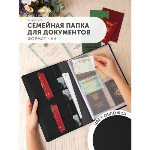 Документница для личных документов Flexpocket, черный