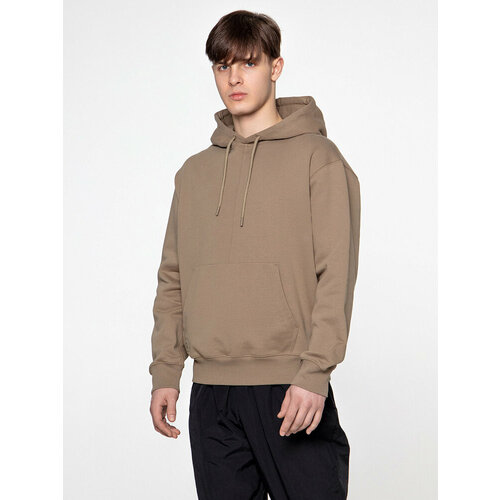 фото Худи streetbeat hoodie simple french terry, 1 шт., размер m, , коричневый