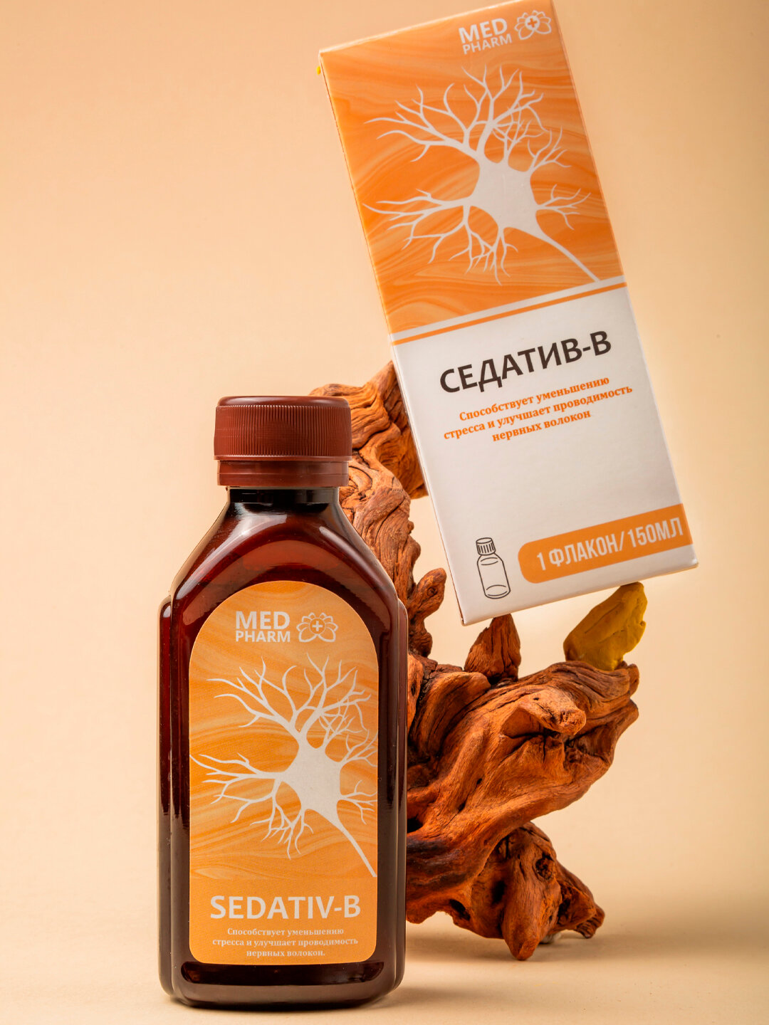 Сироп Sedativ-B, успокаивающий, против стресса, для сна, 150мл