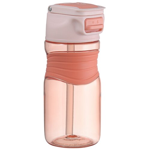 Бутылка для воды Slow Sip, 450 мл, розовая