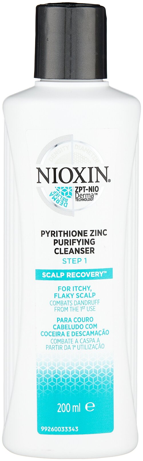 Nioxin шампунь очищающий Scalp Recovery против перхоти, 200 мл