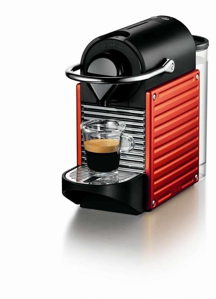 Капсульная кофемашина Krups Nespresso Pixie XN3006 19 бар, красный - фотография № 7