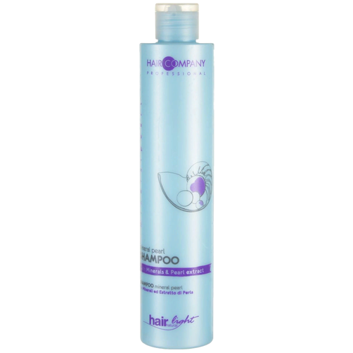 HAIR COMPANY PROFESSIONAL Шампунь с минералами и экстрактом жемчуга 1000ml / HAIR LIGHT MINERAL PEARL Shampoo