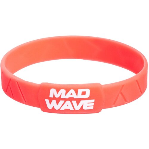 Браслет MAD WAVE, оранжевый утяжелитель mad wave exercise ball weighted grey m1391 08 0 00w