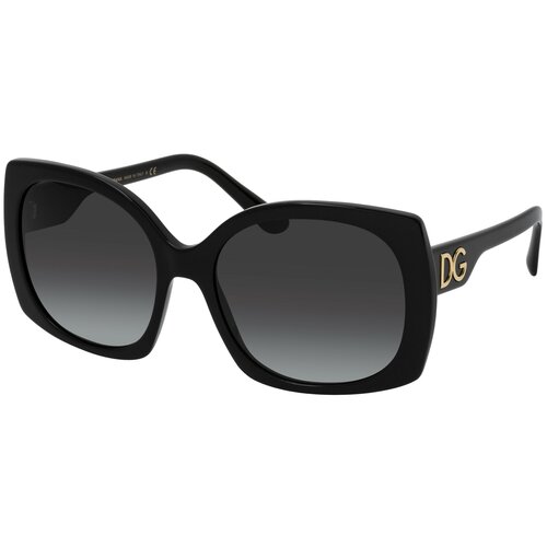 Солнцезащитные очки DOLCE & GABBANA, черный, бесцветный