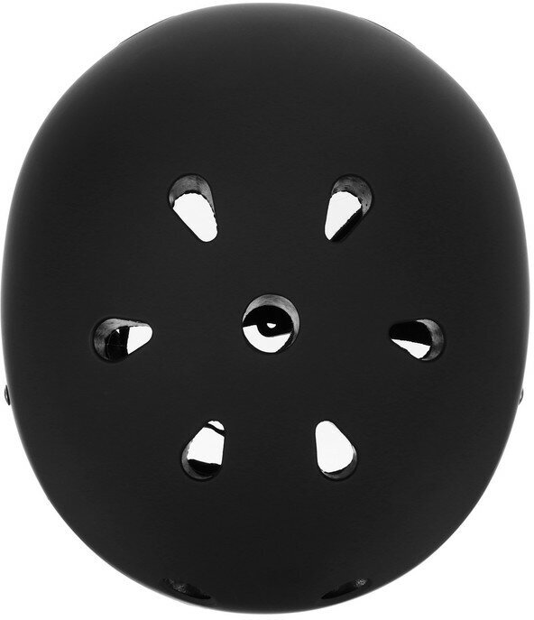 ONLYTOP Шлем защитный детский ONLYTOP, с регулировкой, обхват 55 см, цвет чёрный