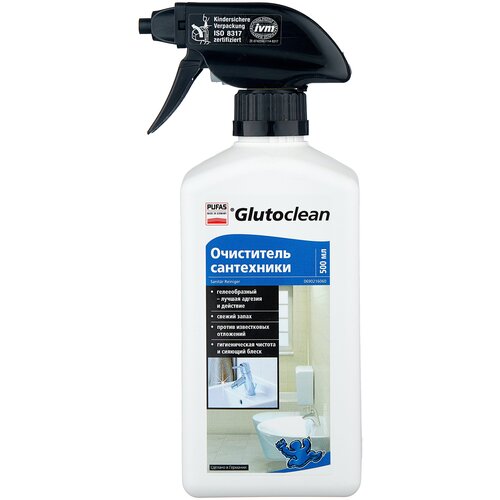 Пуфас Glutoclean N373 Очиститель для сантехники (0,75л) Gl.Sanitarreiniger