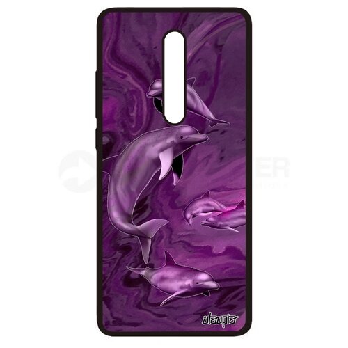 фото Чехол на смартфон xiaomi mi 9t pro, "дельфины" океан морские utaupia