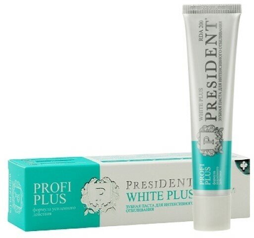 Зубная паста PresiDENT PROFI PLUS White Plus