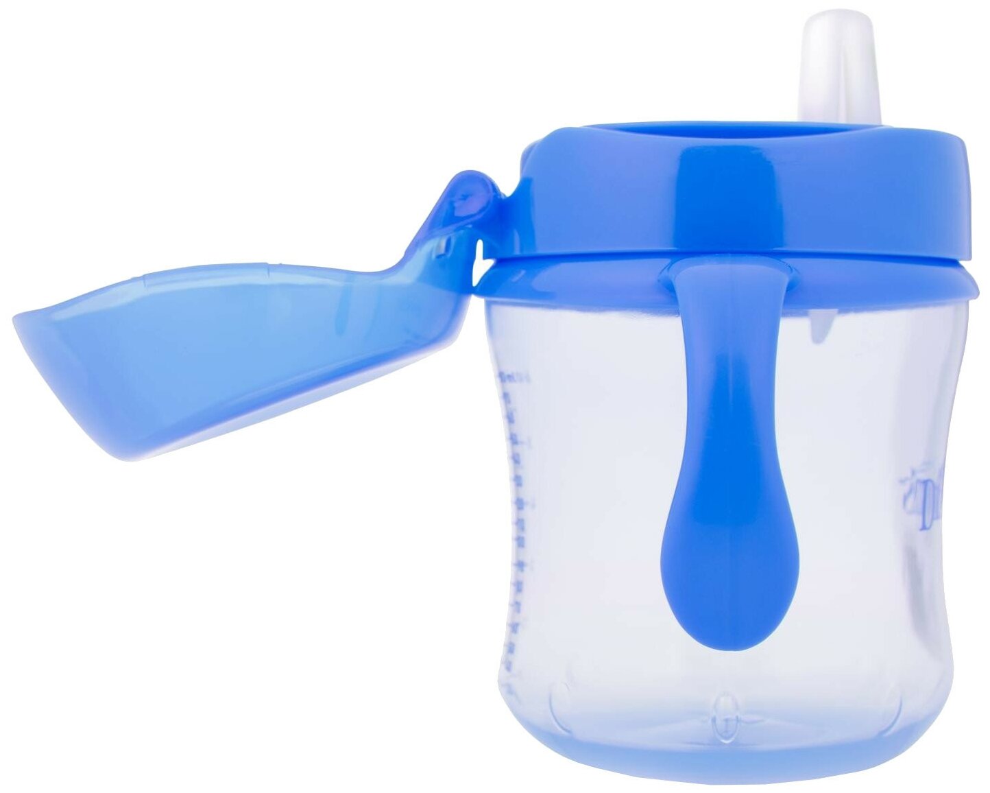 Чашка-непроливайка Dr.Brown's, с 6 месяцев, цвет: синий - фото №3