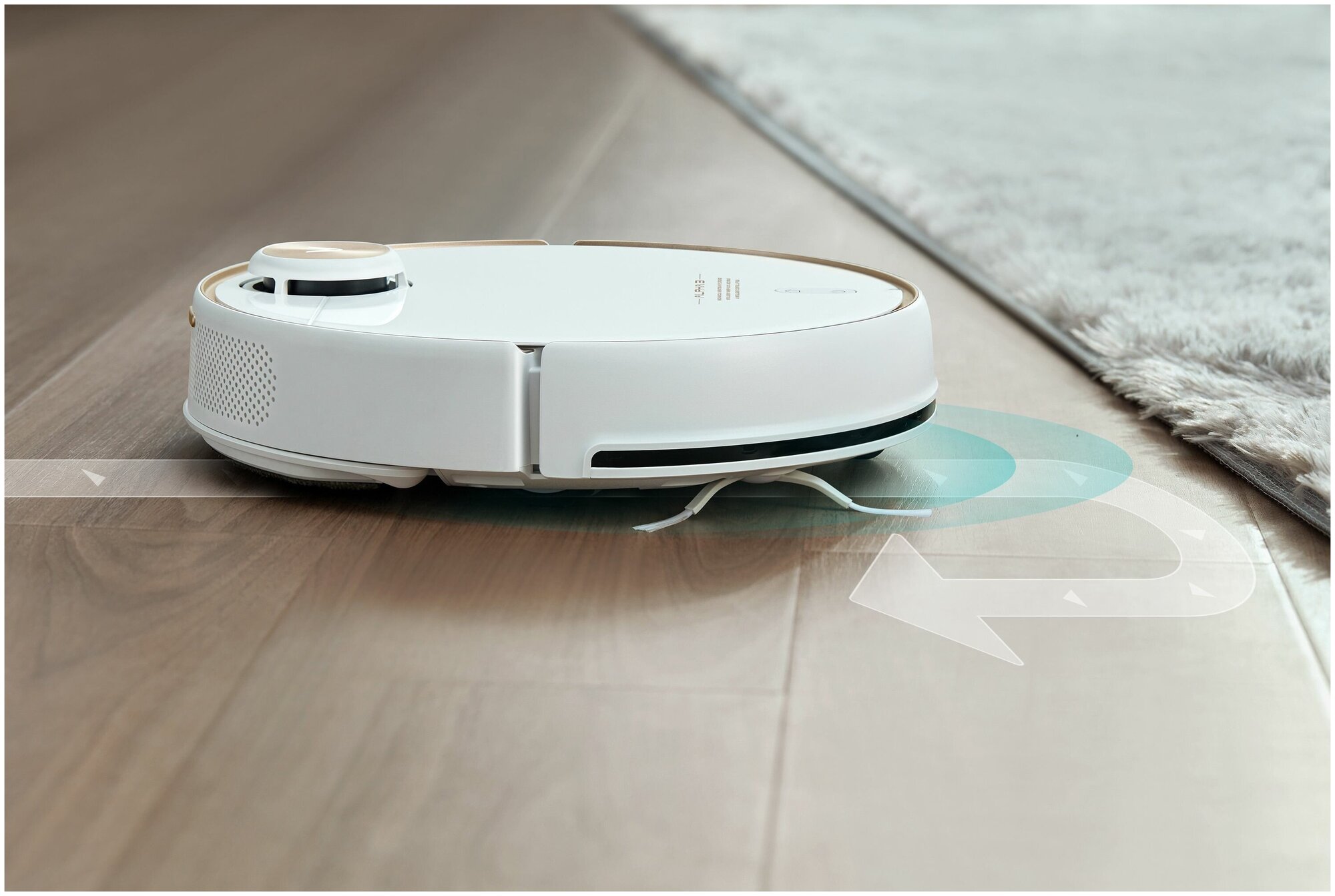 Робот-пылесос Viomi Robot Vacuum Alpha 3 White - фото №10