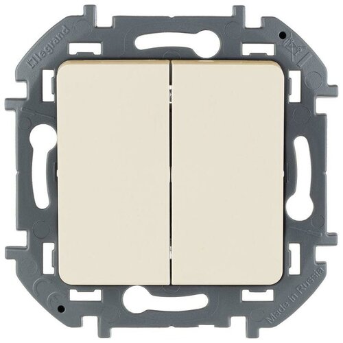 Выключатель 2-кл. Inspiria 10А IP20 250В 10AX механизм сл. кость Leg 673621 выключатель 2 кл inspiria 10а ip20 250в 10ax механизм антрацит leg 673623