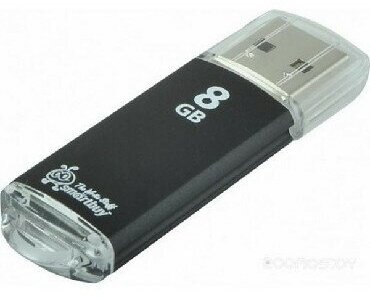 USB флеш (SMARTBUY (SB8GBVC-K) 8GB V-CUT BLACK)