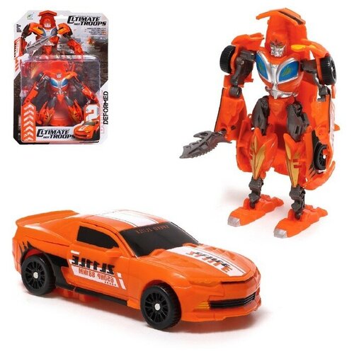 SHUNQIRUN Робот «Автобот», трансформируется, цвет оранжевый робот автобот трансформируется цвет зелёный shunqirun 9080171