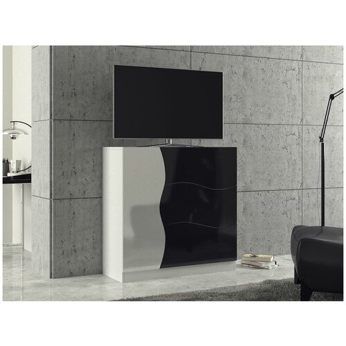 Adeta Тумба под ТВ Драгона white/black