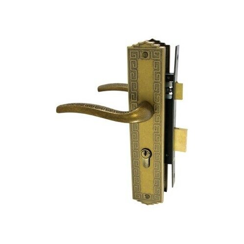 фото Замок врезной аллюр арт зв4-70.06 ов старая бронза