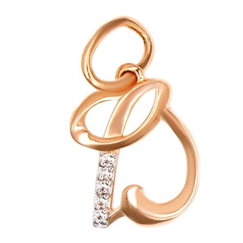 фото Кулоны the-jeweller подвеска из золота с фианитами